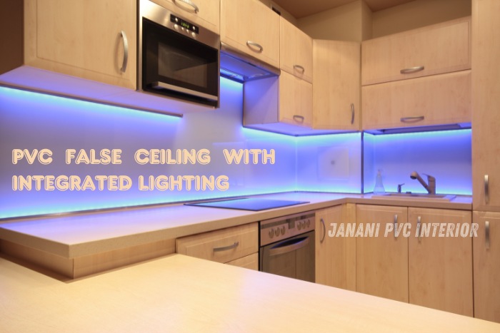 Durability Meets Style: Advantages of PVC Modular Kitchens 2 Janani PVC Interior in Bengaluru provides modern kitchens with PVC false ceilings and integrated lighting.
Enhance your kitchen ambiance with energy-efficient, sleek lighting solutions.
Custom-designed PVC interiors for a stylish and functional kitchen space