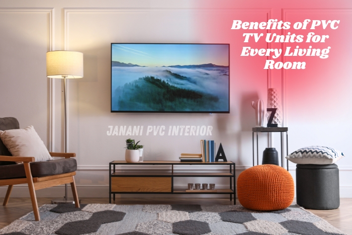 Beautiful and Practical PVC TV Units for Every Living Room 1 Discover customizable PVC TV units that blend functionality with modern aesthetics from Janani PVC Interior in Bengaluru