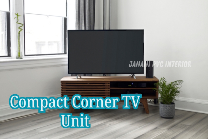 Beautiful and Practical PVC TV Units for Every Living Room 2 Optimize your living space with a sleek and compact corner UPVC TV unit from Janani PVC Interior in Bengaluru