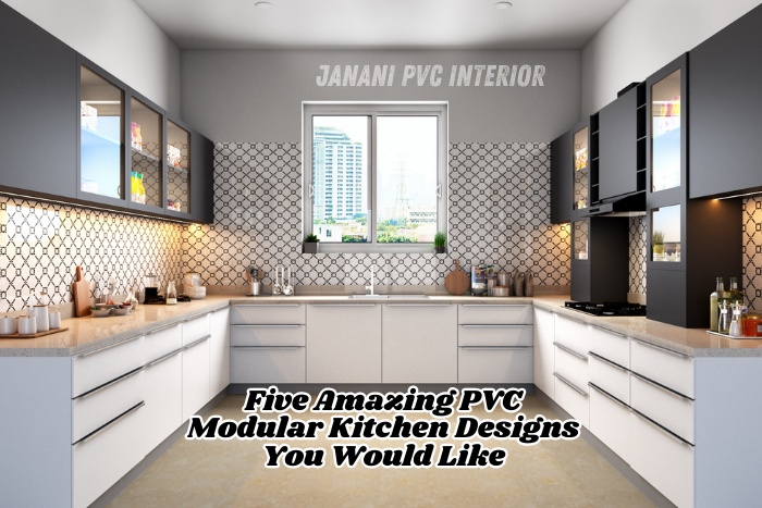 Blog 2 A bright and spacious kitchen showcasing one of the five trending PVC designs perfect for contemporary homes by Janani PVC Interior