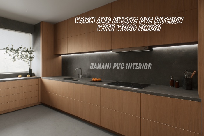 Five Amazing PVC Modular Kitchen Designs You Would Like 1 Janani PVC Interior in Bengaluru PVC kitchen designs perfect for modern Bengaluru homes seeking natural textures