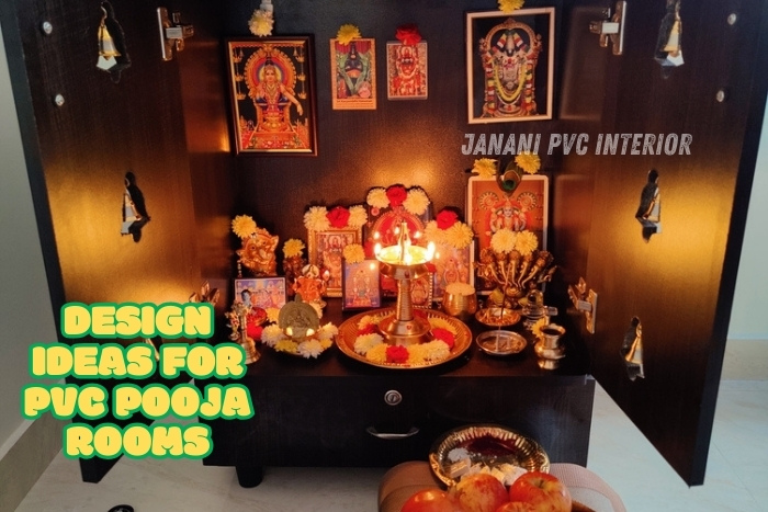 Sacred Space Simplified: PVC Pooja Rooms for Contemporary Houses 1 unique PVC pooja room ideas to elevate your spiritual space with Janani PVC Interior, Bengaluru
