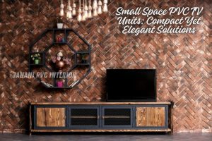 Enhance your living room with compact, elegant PVC designs tailored for Janani PVC Interior in Bengaluru